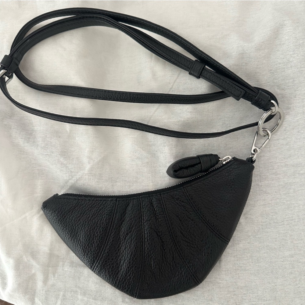 Lemaire Black Croissant Coin Purse